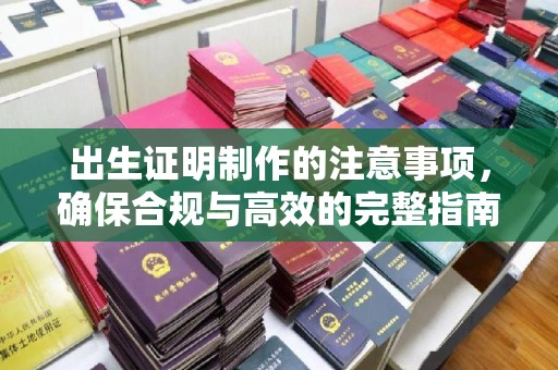 诸暨出生证明制作的注意事项，确保合规与高效的完整指南