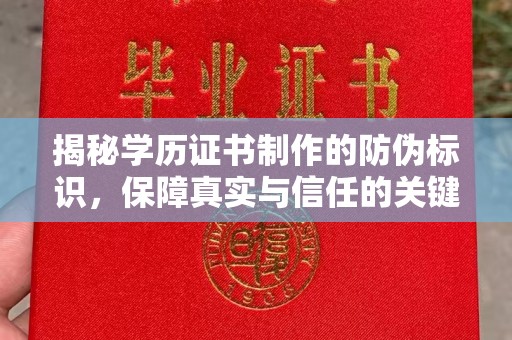 诸暨揭秘学历证书制作的防伪标识，保障真实与信任的关键