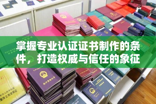 诸暨掌握专业认证证书制作的条件，打造权威与信任的象征